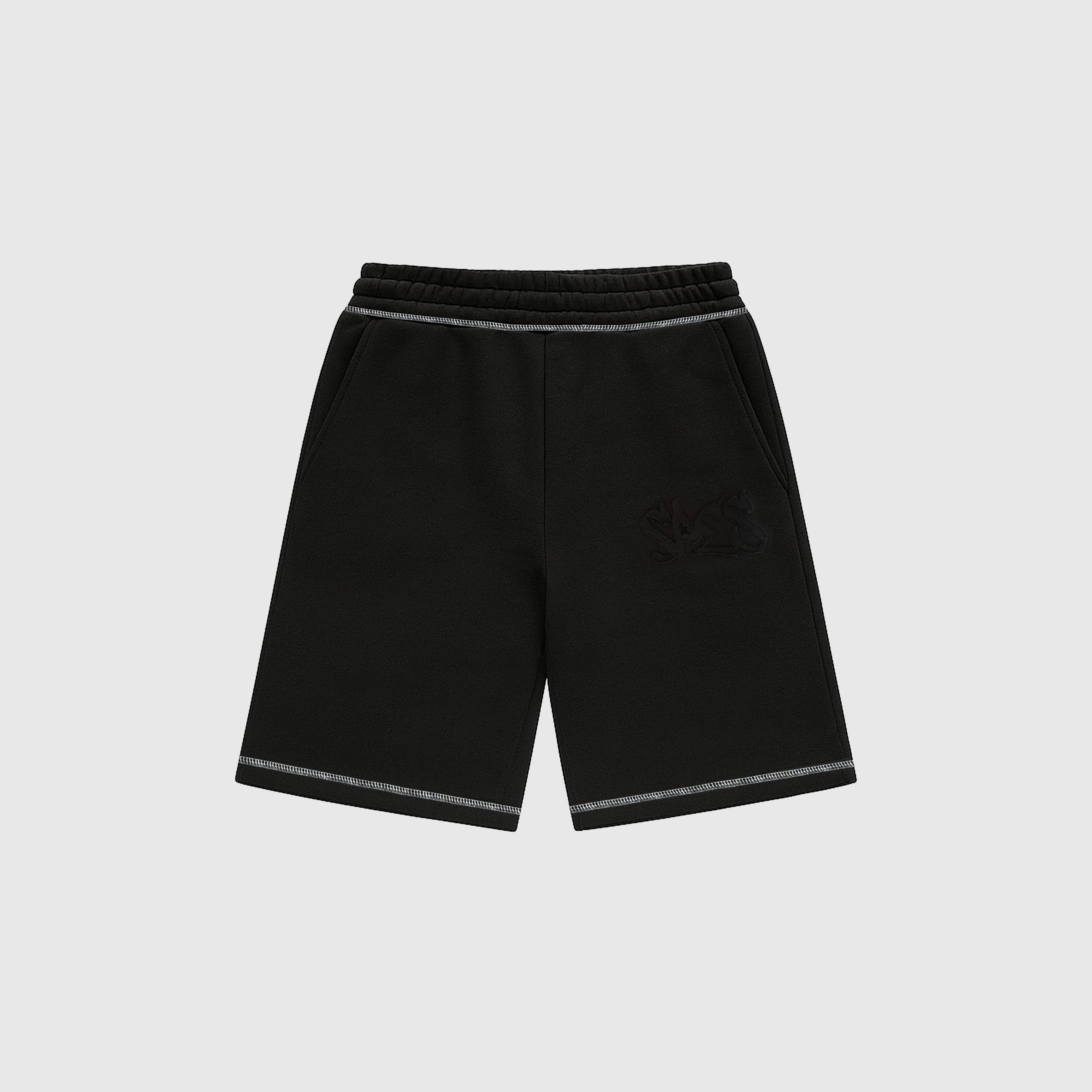 Inside-Out Short Black