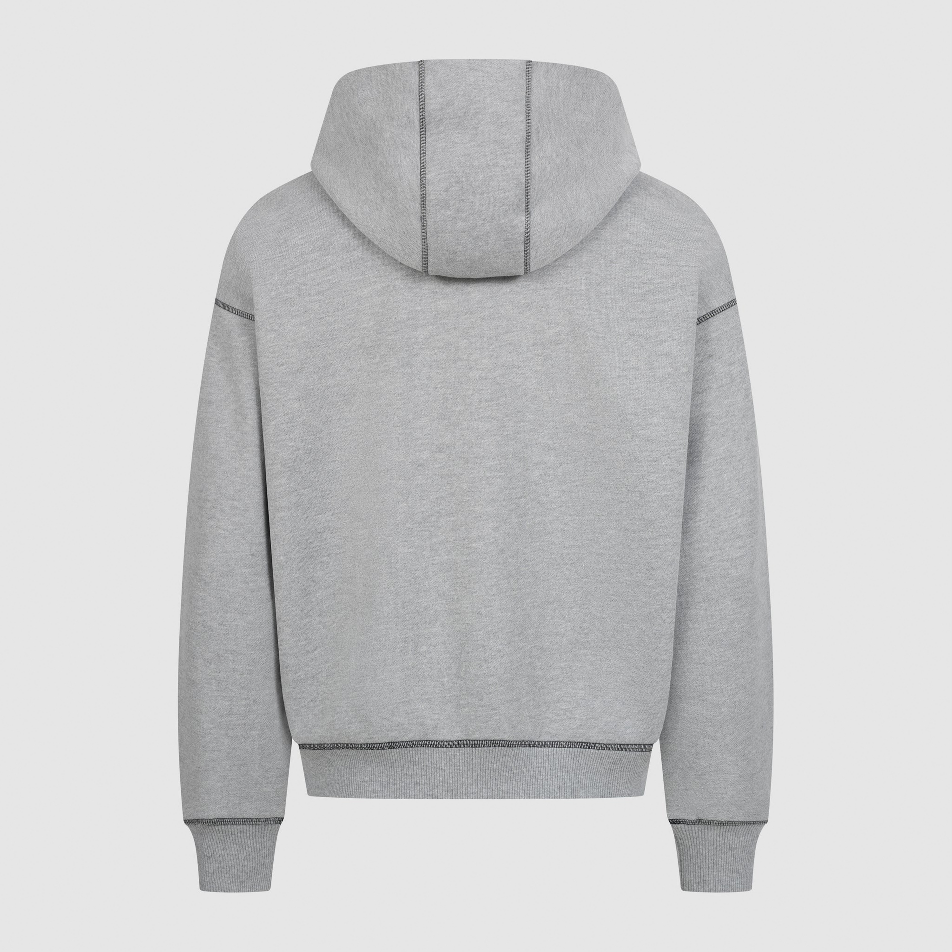 Inside-Out Zip Grey