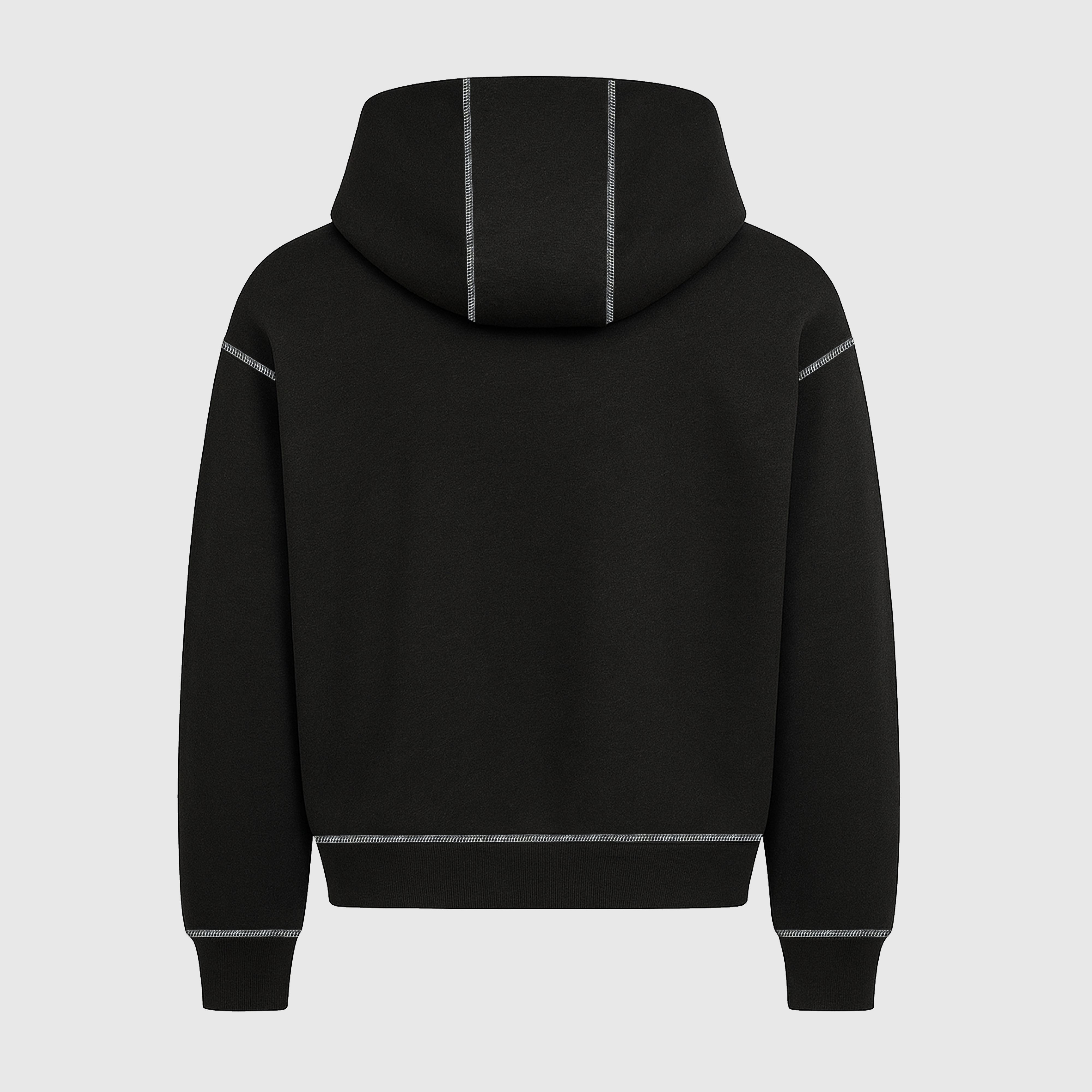 Inside-Out Zip Black