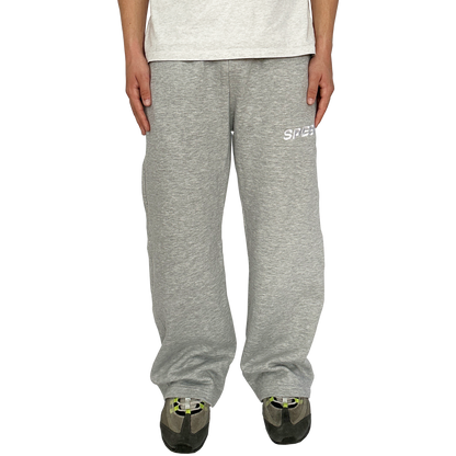 GREY OPEN LEG JOGGER